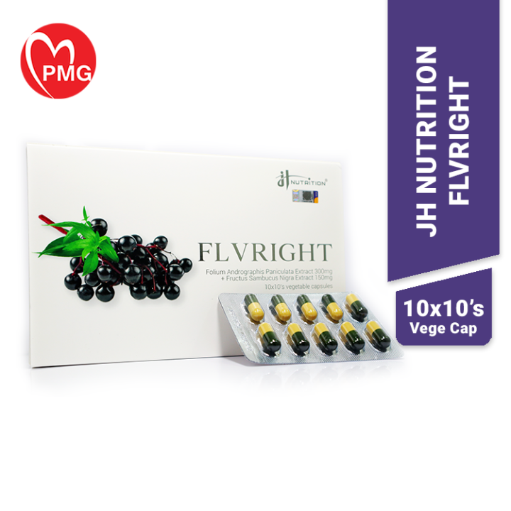 [JH NUTRITION] Flvright 450mg 100's Vegecap Running nose, congestion