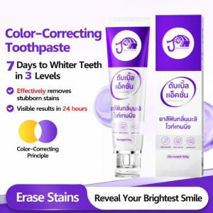 🌼 Jasmine Whitening Toothpaste / Teeth Brightening / Fresh Breath / Natural Herbal Formula / Oral Care For Family / Mild & Safe / Stain Removal