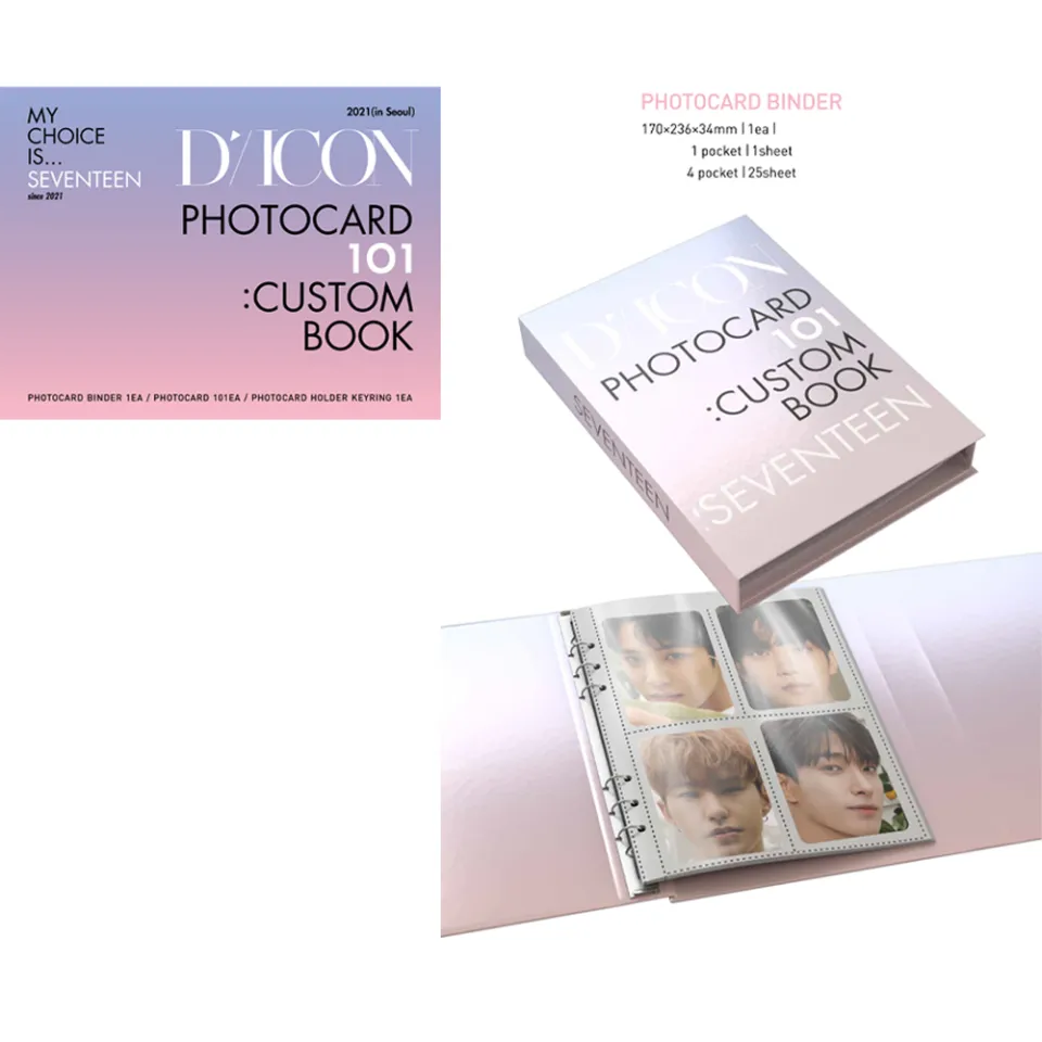 SEVENTEEN - Dicon SEVENTEEN Photocard 101 : Custom Book 100