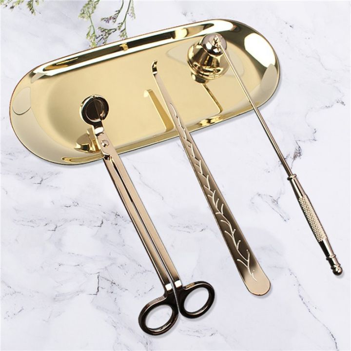 Scented candle candle extinguishing tool tray wick candle wick cutting