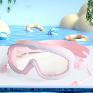 MADEWITH Big Frame Kids Swimming Wide View Anti-fog Eyeglasses Useful High Definition Swim Eyewear