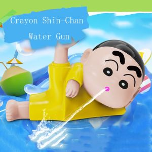 FGJEB น้ำสเปรย์น้ำ ของเล่นอาบน้ำเด็กชินจัง เครยอนชินจัง อะนิเมะ ของเล่นน้ำว่ายน้ำ ของเล่นในอ่างอาบน้ำ การ์ตูนลายการ์ตูน ของเล่นอาบน้ำชินจัง สำหรับเด็กๆ