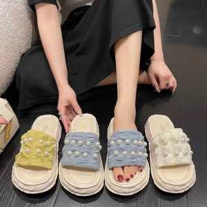 SANDAL JELLY 989 trendy sendal wegdes terbaru