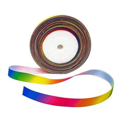 CGS Solid Rainbow GrosgraIN Ribbon 0.5 IN