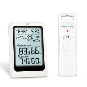 ORIA Wireless Weather Station Indoor Outdoor Temperature Monitor Digital Humidity Gauge Meter with 328ft Range Remote Sensor2026