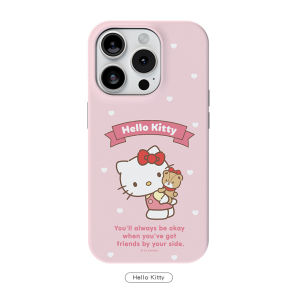 (Combo&Hard Case)100% Authentic Sanrio Hello Kitty Case for iPhone17 Case 17pro 17promax Casing 16promax 16pro 16 15 15pro 15promax Double Bumper Cover Shockproof Full Protection DT15S57