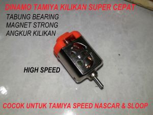 DINAMO SETAN KILIKAN TAMIYA MINI 4 WD SUPER CEPAT TABUNG BEARING dan MAGNET STRONG(SELAMA MASIH TAMPIL BARANG READY)