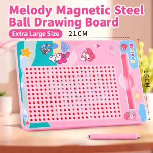 Kuromi Magnetic Drawing Board with Smooth Steel Ball DIY Creative Graffiti & Art Fun Sanrio Toy Gift