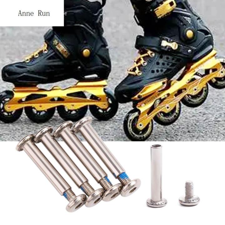 ANNE Roller Skate Accessories OD 6mm Skating Screws Skate Wheel Axles