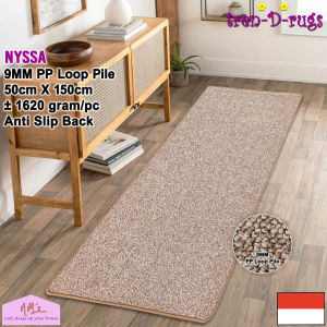 Tren-D-rugs Keset kaki tebal polos alas lantai dapur panjang modern anti slip 50 cm x 150 cm - NMs