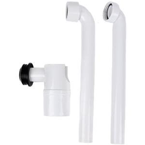 Có thể điều chỉnh ống xả bồn rửa mặt Trap 1/4inch tiết kiệm không gian chìm chất thải bẫy cho phòng tắm có thể điều chỉnh chậu rửa Siphon lâu dài