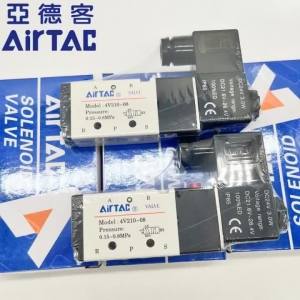 AirTAC 4V210-08B Solenoid Valve 4V21008B Pneumatic Directional Control Valve 5/2 Way Air Valve
