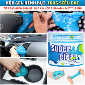 Gel Vệ Sinh Bàn Phím Đa Năng Hamart 80gr Slime Lau Bụi Vệ Sinh Laptop Máy Tính Điện Thoại Tái Sử Dụng Lâu Dài