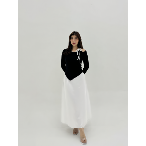 Sakura Glory - VALLENT BOW TOP RIB KNIT PREMIUM UKURAN ALLSIZE / ATASAN / BLOUSE / WANITA / DEWASA / DISTRO / IMPORT / COD / DISKON / GRATIS ONGKIR / MURAH