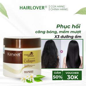 Kem ủ Tóc Collagen KARSEELL MACCA chính hãng dầu hấp tóc Phục Hồi Tóc Hư Tổn dưỡng tóc siêu mềm mượt chuẩn Salon 500ml