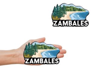 ZAMBALES Stunning magnets. Beautiful Art Lasting Memories Souvenir