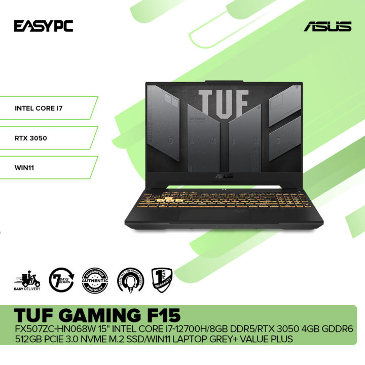 EasyPC Asus TUF Gaming F15 FX507ZC-HN068W 15 Intel Core i7