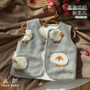 Baby vest for autumn padded for outer wear 24 New baby cotton vest a Outerwear-style autumn and winter Korean-style vest