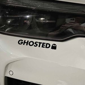 Ghosted Sticker for Motorcycle Waterproof Stickers Decals Motor Ghost Ghosting Vinyl Decal Design