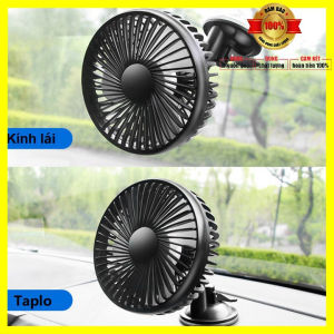 Quạt đơn dùng trên bàn làm việc hoặc gắn trên taplo kính xe sau ghế xe ô tô