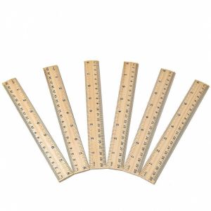 ไม้บรรทัดไม้ ไม้บรรทัดสลักชื่อฟรี ขีดตรงคมชัด