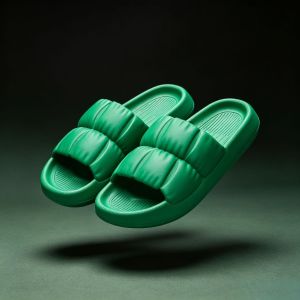 Free Shipping Cloud Puff Double-Strap Sandals For Men And Women Summer EVA Thick-Soled Non-Slip Indoor Bathroom Slippers Suitable For Couples And Outdoor Use