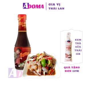 [Mẫu mới] Mắm Thái Lan Làm Gỏi Đu Đủ Somtum 350ml Isan Phasuab - Nước mắm trộn Sụm đu đủ