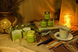 CitraPure Lemongrass Soy Candle for Gift