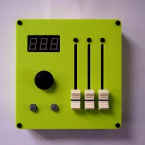 btnx Joystick MIDI CC Controller with XY Control & Pitch Bend – 3D Printed Resin MIDI Controller for Music Production 8N6Y2