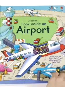 🌟New🌟 Airport หนังสือเสริมความรู้ หนังสืออ่านภาษาอังกฤษ lift the flap look inside