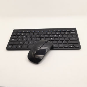 Mouse keyboard Bluetooth set tahan air keyboard nirkabel + set mouse nirkabel desain bisu ultra tipis 2.4G desain bisu nirkabel ultra tipis keyboard mouse nirkabel ultra tipis untuk keyboard dan mouse elegan PC laptop