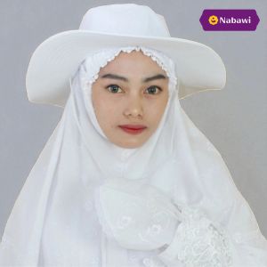 Nabawi Topi Haji Bundar - Putih