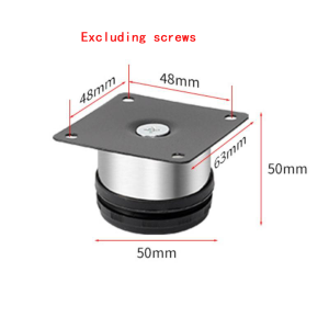 1PC Stainless Steel Adjustable Furniture Foot Support Chair Leg Cap Non-slip Table Foot Dust Cover Socks Floor Protector Pad Plug