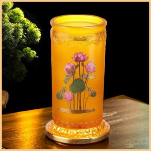 Phật lưu ly hương ống gia dụng dùng đựng hương đặt hương trúc tăm hương ống phật đường Phật đài hương thùng phật trước bày biện hương khí
