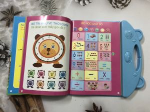 Sách Điện Tử Song Ngữ Sách Điện Tử Thông Minh Cho Bé tập làm quen với chữ cái con số và con vật