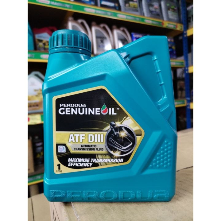 Original Perodua ATF DIII D3 Transmission Gear Oil 1 Liter Kancil , Viva , Myvi , Kelisa