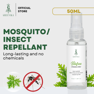 [ CITRONELLA SPRAY ] Greenika Organic Citronella Spray Safe for Kids and Adults Gentle on Sensitive Skin Natural Plant-Based Formula Outdoor Protection with Pleasant Scent
