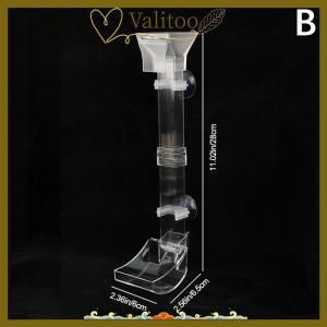 [Valitoo] Aquarium Transparent Feeding Tube Set Acrylic Aquarium Feeder Shrimp Feeder Feeding Container Accessories Tools