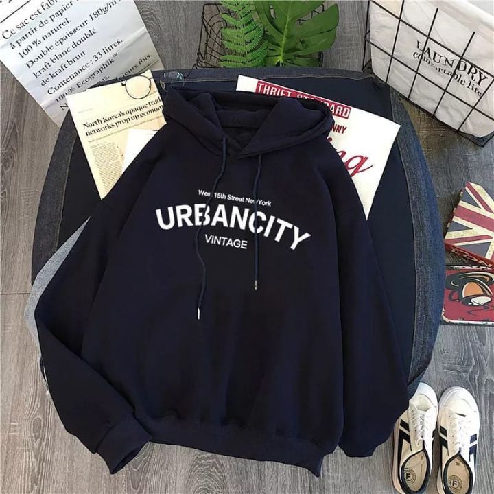 URBAN CITY SWEATER HOODIE // SWEATER HOODIE VINTAGE NEWYORK