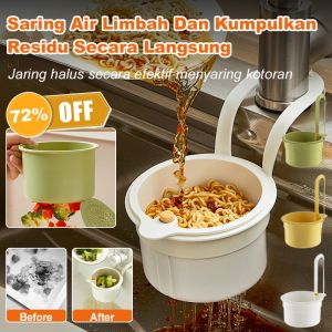 【Kirim dalam 24 jam】Keranjang Penyaring Wastafel Dapur Jaring Anti Sumbat Untuk Bak Cuci Piring Praktis Anti Mampet