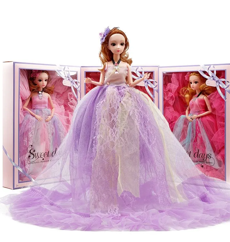 Grey's World]40cm Wedding Doll Toys Dresses Outfit Clothes Costume