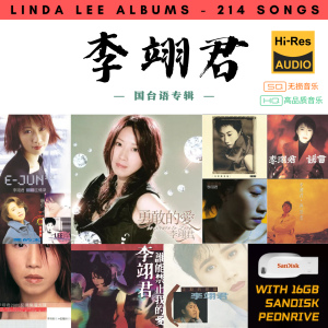 [214首] Pendrive Song 音乐USB 李翊君国台语专辑 mp3 超高音质 16gb 流畅播放 Linda Lee Songs 车载音乐