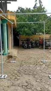 GAZEBO JALAN 1 LAYER BONGKAR PASANG