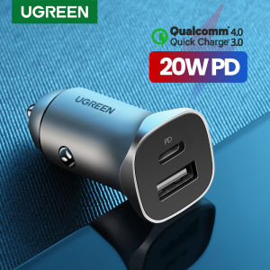 UGREEN Car Charger Type C PD 30W 20W QC18W Quick Car Charger for iPad Pro 2021 iphone 17 16 15 14 13 Pro Max SAMSUNG S23 s22 Fast Car Cellphones Charger