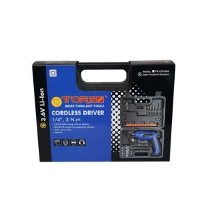 TORA Cordless Driver 3.6V Set 48 Pcs