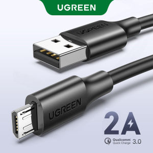 UGREEN Micro USB Cable USB 2.0 2A Male to Micro B Sync & Charging Cable for for Xiaomi Redmi Note 3 samsung A7 2018 Samsung A6+ Samsung Galaxy J5 Prime Asus Zenfone max pro m1 Asus go Sony Xperia x Sony z5 honor 8x Huawei nova 2i