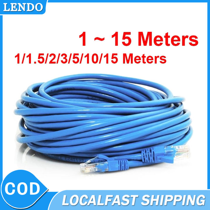 1M-50M Ethernet Cable High Speed RJ45 CAT5/CAT5E Internet Cable Lan Network Wire Internet Lead Cord Router Computer Cable Router Cable modem Cable