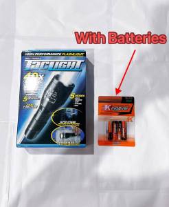 LED Flashlight Strong Light Home and Outdoor Emergency Flashlight Camping Brightness Adjustable Light