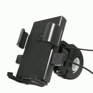 AUTOFun Universal Holder HP Motor Braket Navigasi Sepeda Motor Braket Penjepit Stang Sepeda Motor Phone Holder Stand Mount Bracket