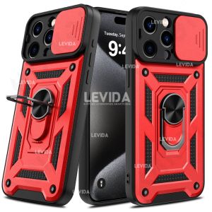Case Iphone 16 Iphone 16 Pro Iphone 16 Plus Iphone 16 Pro Max Case Robot Slide Kamera Protect Ringstand